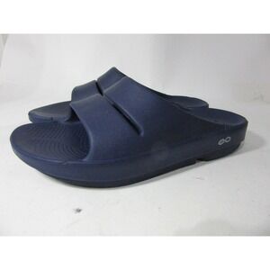 Oofos Sandals Unisex Adults US M7 W9 Blue OOahh Slide Sandals Slip On Comfort